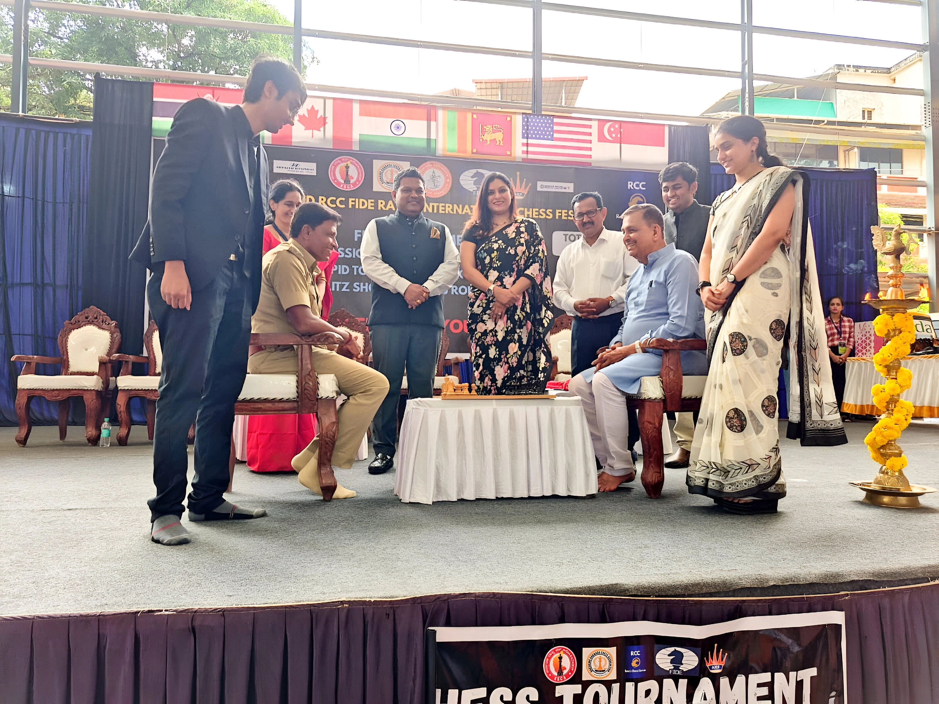 ಶಾರದ ವಿದ್ಯಾಲಯದಲ್ಲಿ ಆರು ದಿನಗಳ FIDE ರೇಟೆಡ್ ಅಂತಾರಾಷ್ಟ್ರೀಯ ಚೆಸ್ ಟೂರ್ನಮೆಂಟ್ - News Karnataka