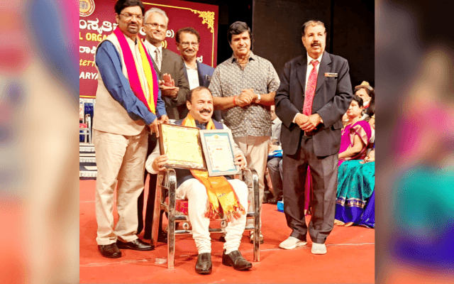 ಅಂತರಾಷ್ಟ್ರೀಯ ಆರ್ಯಭಟ ಪ್ರಶಸ್ತಿ 2024 ಸ್ವೀಕರಿಸಿದ ಮಿತ್ರಂಪಾಡಿ ಜಯರಾಮ ರೈ - News Karnataka