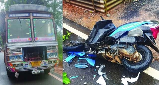 ಕುಂದಾಪುರ: ಸ್ಕೂಟರ್‌ಗೆ ಲಾರಿ ಡಿಕ್ಕಿ- ದಂಪತಿಗೆ ಗಾಯ - News Karnataka