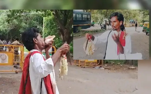ಜಾಗಟೆ ಬಾರಿಸುತ್ತ ದರ್ಶನ್‌ ಭೇಟಿಗೆ ಬಂದ ವಿಶೇಷ ಚೇತನ ಅಭಿಮಾನಿ! - News Karnataka
