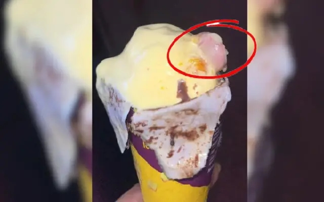 ಆನ್​ಲೈನ್​ ಮೂಲಕ ಆರ್ಡರ್​ ಮಾಡಿದ್ದ ಐಸ್​ಕ್ರೀಂನಲ್ಲಿತ್ತು ಹೆಬ್ಬೆರಳು - News Karnataka