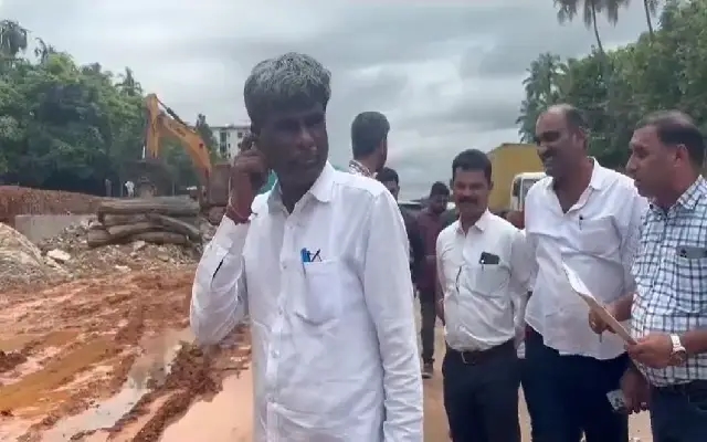 ಸಂತೆಕಟ್ಟೆ ಅಂಡರ್ ಪಾಸ್ ಕಾಮಗಾರಿ ವೀಕ್ಷಿಸಿದ ಸಂಸದ ಕೋಟ ಶ್ರೀನಿವಾಸ ಪೂಜಾರಿ - News Karnataka