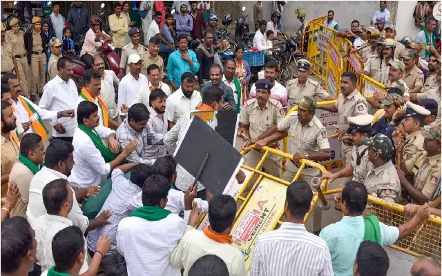 ನಂದಿನಿ ಹಾಲಿನ ದರ ಏರಿಕೆ ಖಂಡಿಸಿ ಬಿಜೆಪಿ ಪ್ರತಿಭಟನೆ - News Karnataka