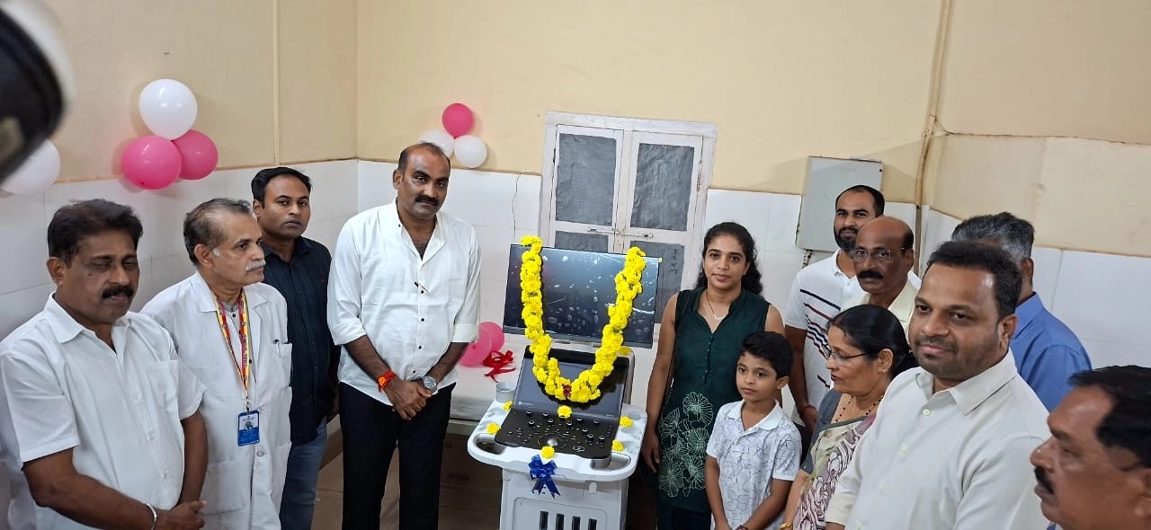ಜಿಲ್ಲಾ ಆಸ್ಪತ್ರೆಗೆ ಅಲ್ಟ್ರಾ ಸೌಂಡ್ ಯಂತ್ರ ಹಸ್ತಾಂತರ - News Karnataka