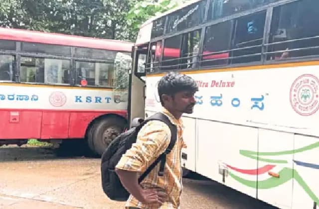 ಎರಡು ಕೆಎಸ್‌ಆರ್‌ಟಿಸಿ ಬಸ್‌ಗಳು ಪರಸ್ಪರ ಡಿಕ್ಕಿ ; 16 ಮಂದಿಗೆ ಗಾಯ