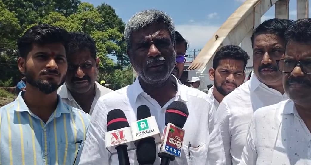 ಇಂದ್ರಾಳಿ ರೈಲ್ವೆ ಮೇಲ್ಸೇತುವೆ ಗರ್ಡರ್ ಜೋಡಿಸುವ ಪ್ರಕ್ರಿಯೆ ಆರಂಭ