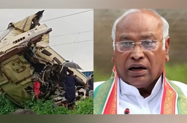 ರೈಲು ಅವಘಡ : ಸಂತಾಪ ಸೂಚಿಸಿ ಮೋದಿ ಸರ್ಕಾರವನ್ನು ಟೀಕಿಸಿದ ಖರ್ಗೆ