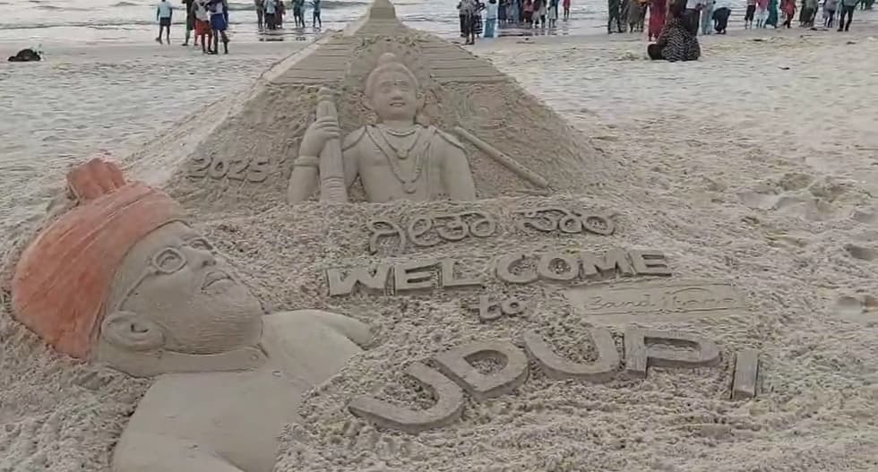 ಪ್ರಧಾನಿ ನರೇಂದ್ರ ಮೋದಿ ಸ್ವಾಗತಕ್ಕೆ ವಿಶೇಷ ಕಲಾಕೃತಿ ರಚನೆ