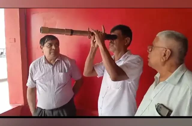 ಉಡುಪಿ: ಗಿನ್ನಿಸ್ ದಾಖಲೆಗೆ ಸೇರ್ಪಡೆಯಾಗುವ ಯತ್ನದಲ್ಲಿ ಮನೋಹರ್ ಆವಿಷ್ಕರಿಸಿದ ದೂರದರ್ಶಕ