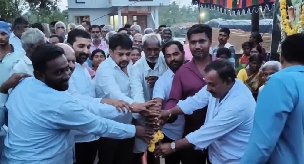ವಿವಿಧ ಅಭಿವೃದ್ಧಿ ಕಾಮಗಾರಿಗೆ  ಸಂಸದ ಸುನಿಲ್ ಬೋಸ್ ಗುದ್ದಲಿ ಪೂಜೆ