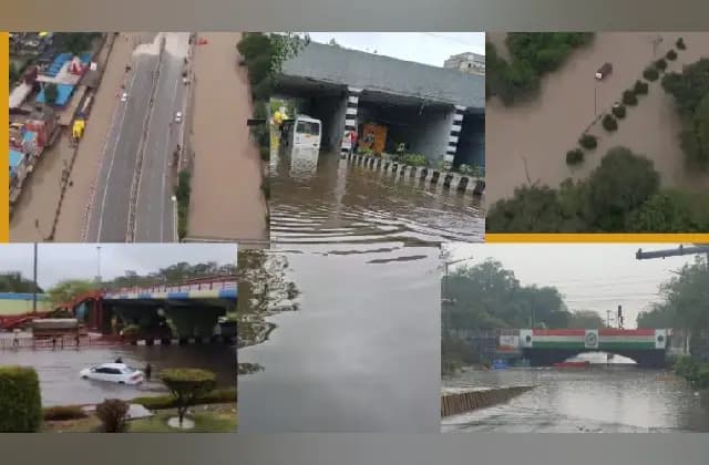 ರಾಷ್ಟ್ರರಾಜಧಾನಿಯೇ ನೀರಲ್ಲಿ ಮುಳುಗುವಷ್ಟು ದಾಖಲೆಯ ವರ್ಷಧಾರೆ!