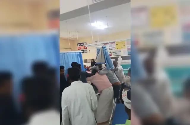 ಜಮೀನು ವಿವಾದ ; ಎರಡು ಗುಂಪುಗಳ ನಡುವೆ ಮಾರಾಮಾರಿ!