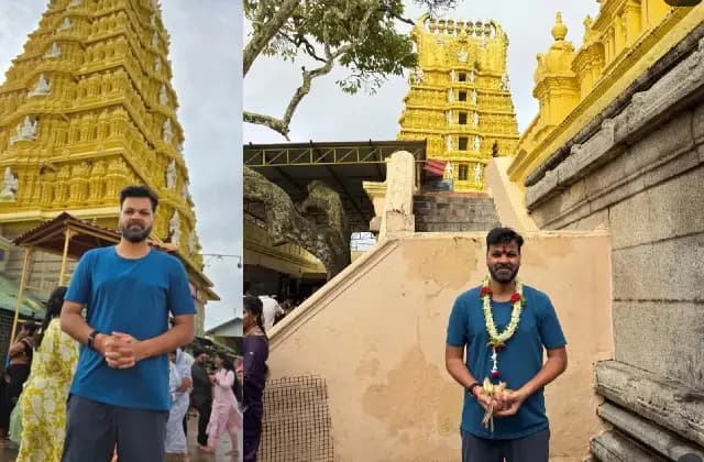ಚಾಮುಂಡಿ ಬೆಟ್ಟಕ್ಕೆ ಕ್ರಿಕೆಟಿಗ ಭಾರತ ತಂಡದ ಮಾಜಿ ಆಟಗಾರ ಆರ್.ಪಿ ಸಿಂಗ್ ಭೇಟಿ