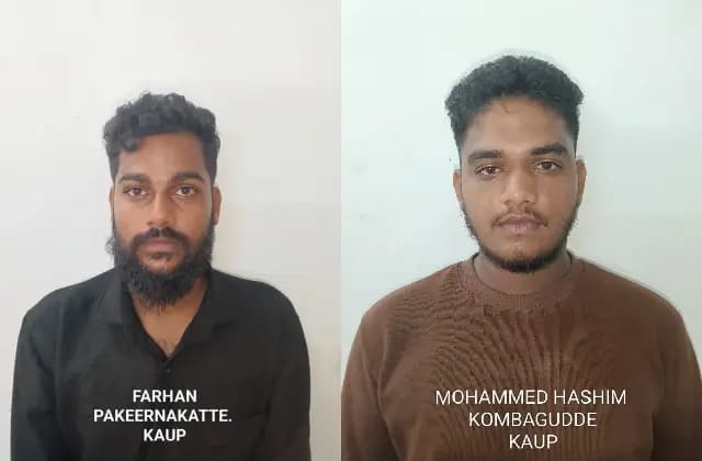 ಪಡುಬಿದ್ರಿ: ಮಾದಕ ದ್ರವ್ಯ ಎಂಡಿಎಂಎ ಮಾರಾಟಕ್ಕೆ ಯತ್ನ: ಇಬ್ಬರು ಯುವಕರ ಬಂಧನ
