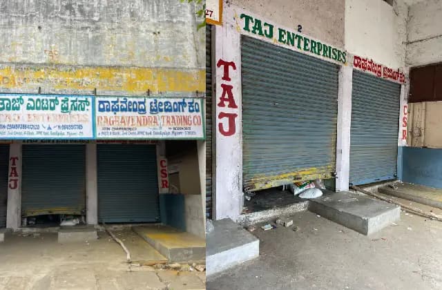 ಮೈಸೂರಿನಲ್ಲಿ ಸರಣಿ ಕಳ್ಳತನ;  ಅಂಗಡಿಗಳ ರೋಲಿಂಗ್ ಶಟರ್ ಮೀಟಿ ಕಳ್ಳತನ