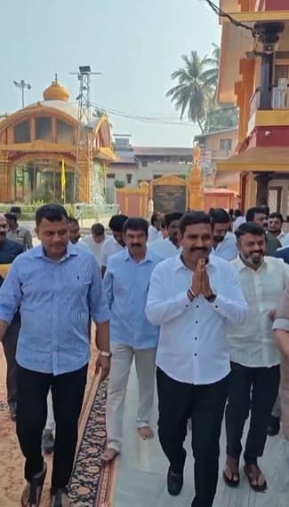 ಬಿಜೆಪಿ ರಾಜ್ಯಧ್ಯಕ್ಷ ವಿಜಯೇಂದ್ರ ಕುದ್ರೋಳಿ ದೇವಸ್ಥಾನಕ್ಕೆ ಭೇಟಿ