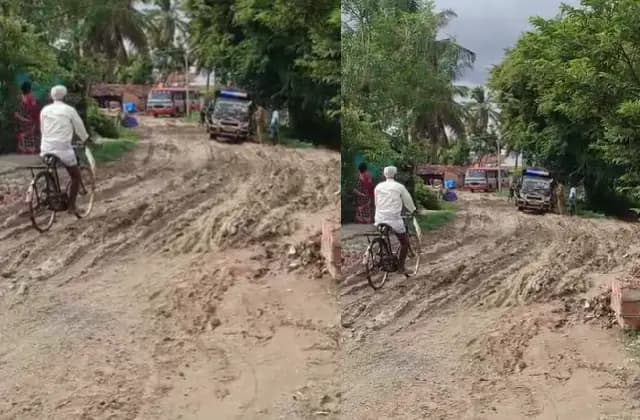 ‌   ಕೆಸರು ಗದ್ದೆಯಂತಾದ ನೇರಳೆ ಗ್ರಾಮದ ಮುಖ್ಯರಸ್ತೆ!
