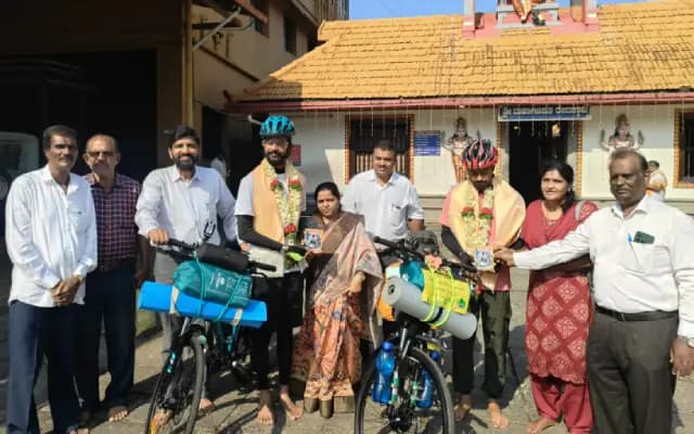 ಪ್ರಸಿದ್ದ ಸ್ಥಳ ಕೇದಾರನಾಥ್‌ಗೆ ಸೈಕಲ್ ನಲ್ಲಿ ಸಾಹಸ ಯಾತ್ರೆ ಹೊರಟ ಯುವಕರು