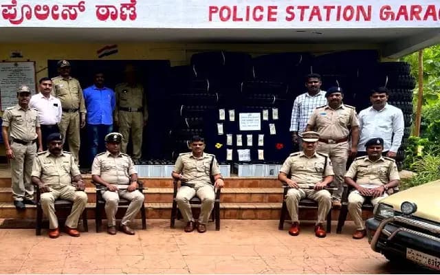 ಕಳುವಾಗಿದ್ದ ಹಿಟಾಚಿ ಕಂಪೆನಿಯ ವಸ್ತುಗಳ ಜಪ್ತಿ : ತಂಡಕ್ಕೆ ಬಹುಮಾನ ಘೋಷಣೆ