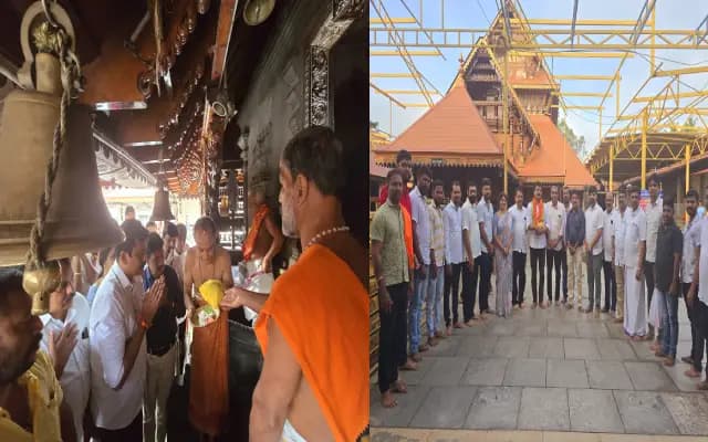 ಬಿಜೆಪಿ ಅಭ್ಯರ್ಥಿಯಾಗಿ ಆಯ್ಕೆಯಾದ ಕಿಶೋರ್ ತವರೂರಾದ ಪುತ್ತೂರಿಗೆ ಭೇಟಿ