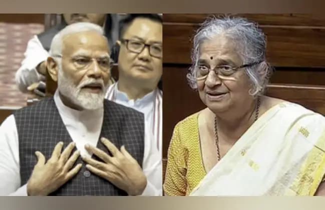 ರಾಜ್ಯಸಭೆಯಲ್ಲಿ ಮಹಿಳೆಯರ ಪರ ದನಿಯೆತ್ತಿದ್ದ ಸುಧಾ ಮೂರ್ತಿ: ಶ್ಲಾಘಿಸಿದ ಮೋದಿ