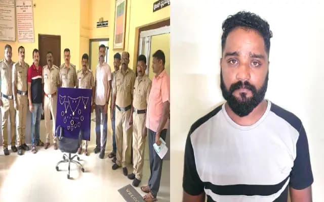 ಮನೆಗೆ ನುಗ್ಗಿ ಚಿನ್ನಾಭರಣ ಕಳವು : ಆರೋಪಿ ಬಂಧನ, 10 ಲಕ್ಷ ಮೌಲ್ಯದ ಚಿನ್ನಾಭರಣ ವಶ