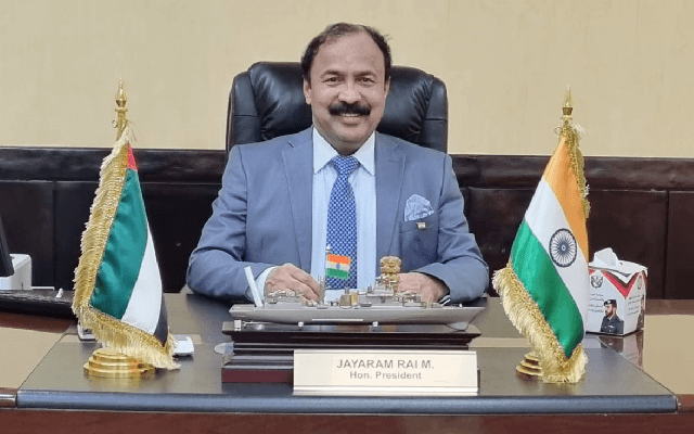ಇಂಡಿಯಾ ಸೋಶಿಯಲ್ ಅಂಡ್ ಕಲ್ಬರಲ್ ಸೆಂಟ‌ರ್ ಅಬುಧಾಬಿ ಅಧ್ಯಕ್ಷರಾಗಿ ಜಯರಾಮ್ ರೈ ಅಧಿಕಾರ ಸ್ವೀಕಾರ