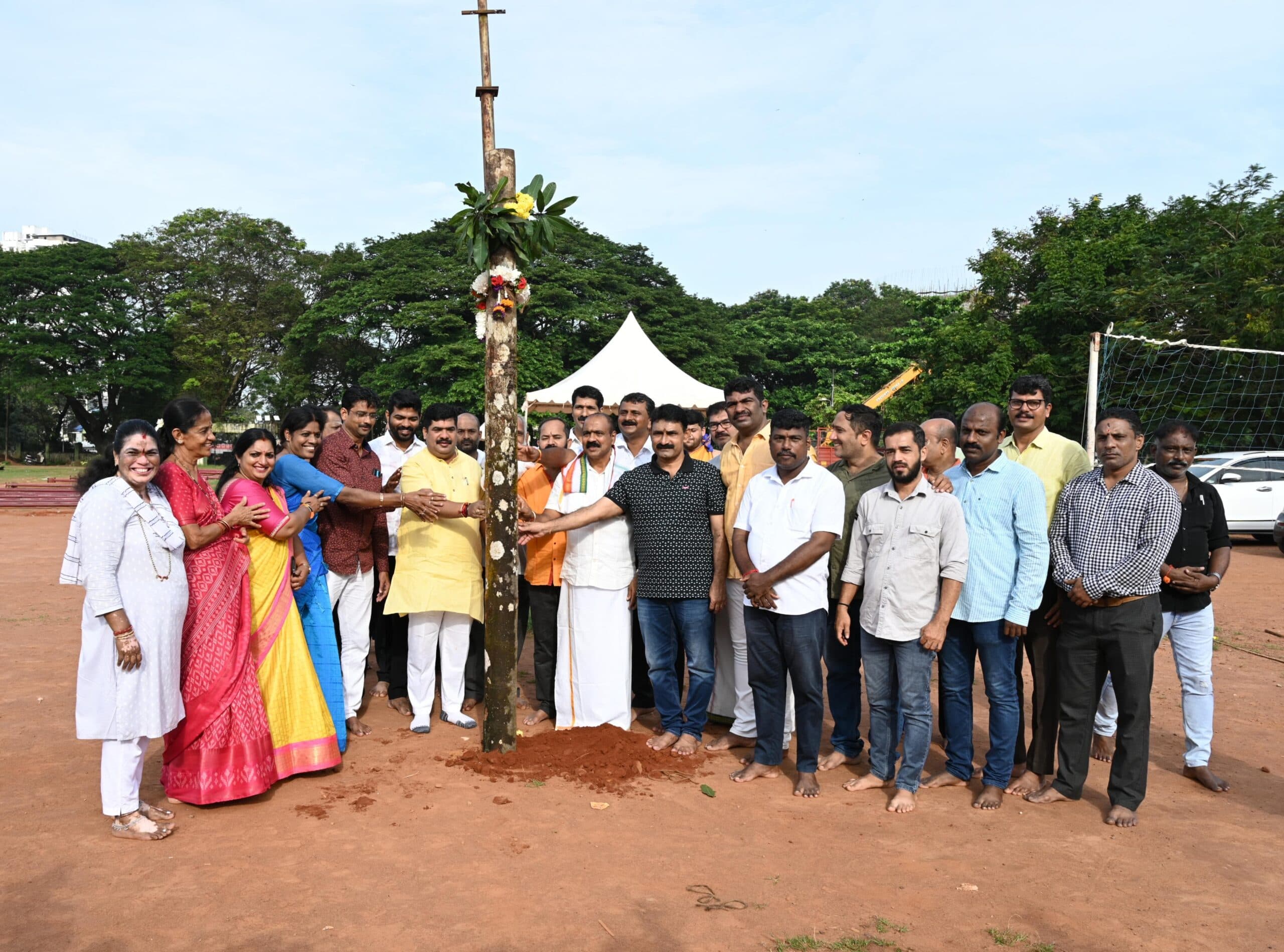 ಕುಡ್ಲದ ಪಿಲಿಪರ್ಬ-2024ರ ಚಪ್ಪರ ಮುಹೂರ್ತ ಕಾರ್ಯಕ್ರಮ