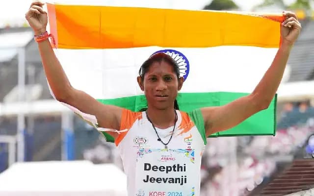 ಪ್ಯಾರಿಸ್ ಪ್ಯಾರಾಲಿಂಪಿಕ್ಸ್‌ನ : 400 ಮೀಟರ್ ಓಟದಲ್ಲಿ ದೀಪ್ತಿ ಜೀವಾಂಜಿಗೆ ಕಂಚು!