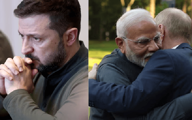 ʼರಕ್ತಸಿಕ್ತ ಕ್ರಿಮಿನಲ್‌ʼ: ಪುಟಿನ್-ಮೋದಿ ಅಪ್ಪುಗೆಗೆ ಉಕ್ರೇನ್ ಅಧ್ಯಕ್ಷ ಕಿಡಿ