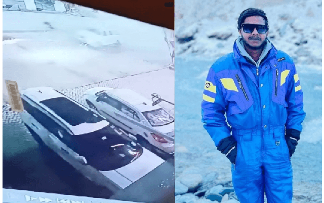 ಬೈಕ್‌ಗೆ ಬೊಲೆರೋ ಡಿಕ್ಕಿ; ಪಕ್ಕದ ರಸ್ತೆಗೆ ಹಾರಿ ಬಿದ್ದ ಸವಾರ  ಮೃತ್ಯು