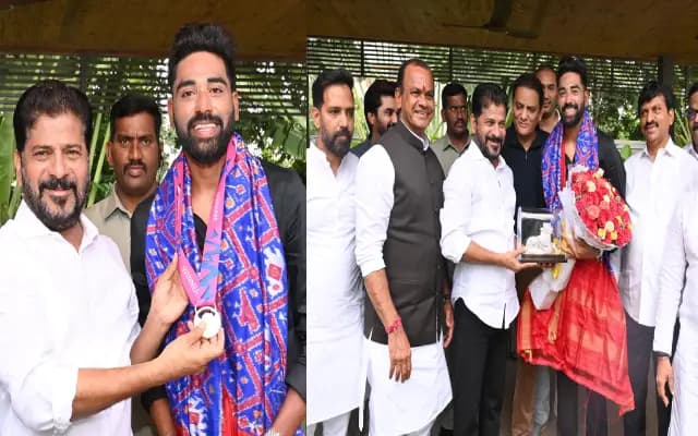 ಸಿರಾಜ್​ನನ್ನು ಕೊಂಡಾಡಿದ ತೆಲಂಗಾಣ ಸಿಎಂ : ಸರ್ಕಾರದಿಂದ ಡಬಲ್‌ ಗಿಫ್ಟ್‌