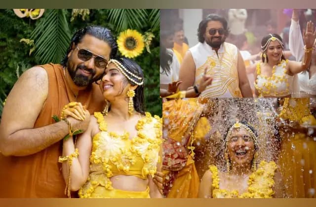 ಅದ್ದೂರಿಯಾಗಿ ನಡೆದ ತರುಣ್ ಸುಧೀರ್-ಸೋನಲ್ ಅರಿಶಿಣ ಶಾಸ್ತ್ರ!