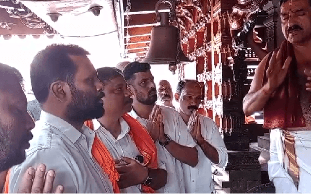 ಸತ್ಯಕ್ಕೆ ನ್ಯಾಯ ಸಿಗುತ್ತದೆ ಎಂಬ ವಿಶ್ವಾಸವಿದೆ; ಮಹಾಲಿಂಗೇಶ್ವರ ದೇವಸ್ಥಾನದಲ್ಲಿ ಪುತ್ತಿಲ ಪ್ರಾರ್ಥನೆ