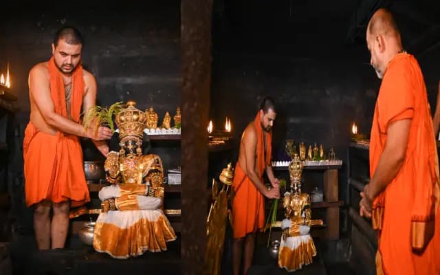 ಶ್ರೀಕೃಷ್ಣಮಠದಲ್ಲಿ ಕದಿರುಕಟ್ಟುವ ಹಬ್ಬ : ನೂರಾರು ಭಕ್ತರ ಮನೆಗಳಿಗೆ ಧಾನ್ಯಸಿರಿ ವಿತರಣೆ
