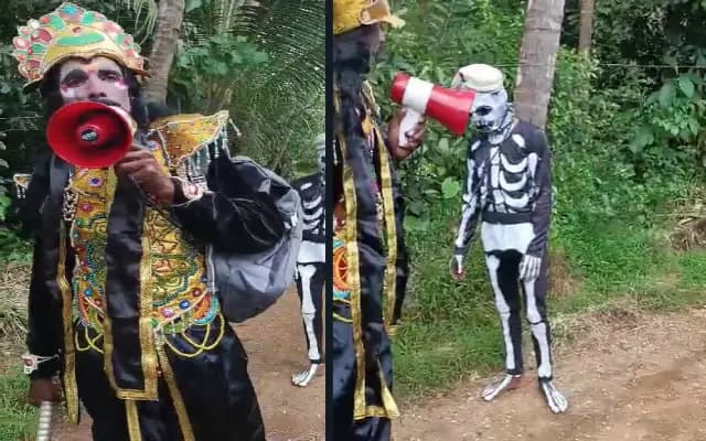 ರೇಣುಕಾ ಸ್ವಾಮಿ ಹಾಗೂ ಯಮರಾಜನ ವೇಷ ವೈರಲ್