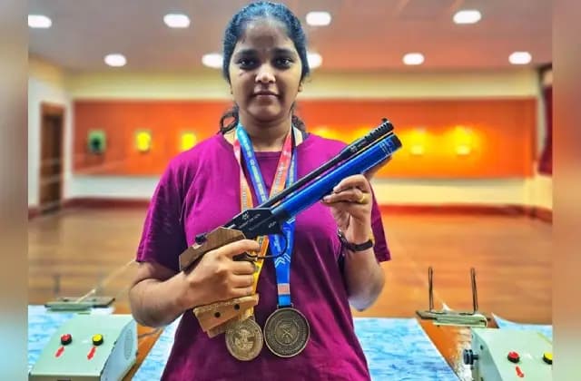 ಶೂಟಿಂಗ್‌ ಸ್ಪರ್ಧೆಯಲ್ಲಿ ಎಂ.ಎಲ್.ಚೈತ್ರ ರಾಜ್ಯಕ್ಕೆ ದ್ವಿತೀಯ