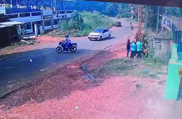 ಪುತ್ತೂರು: ಬೈಕ್ ಮತ್ತು ಕಾರು ನಡುವೆ ಅಪಘಾತ
