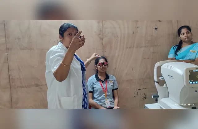 ವಿದ್ವತ್ ಪಿಯು ಕಾಲೇಜಿನಲ್ಲಿ ವಿದ್ಯಾರ್ಥಿಗಳಿಗೆ ಉಚಿತ ನೇತ್ರಾ ತಪಾಸಣಾ ಶಿಬಿರ