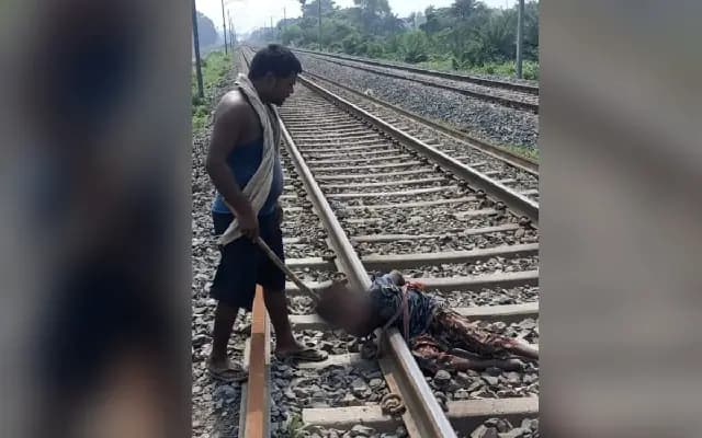 ಬಿಹಾರದಲ್ಲೊಂದು ಅಮಾನವೀಯ ಕೃತ್ಯ : ರೈಲು ಹಳಿಗೆ ಕಟ್ಟಿಹಾಕಿ ಬಾಲಕನಿಗೆ ಥಳಿತ