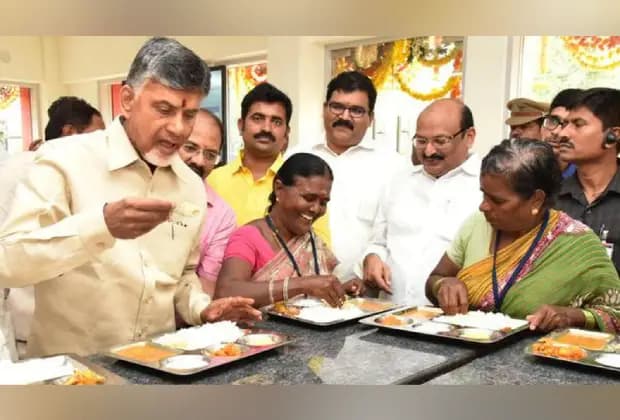 ಆಂಧ್ರದಲ್ಲಿ 5 ರೂ.ಗೆ ಅನ್ನ ನೀಡುವ ಕ್ಯಾಂಟೀನ್‌ ಮತ್ತೆ ಆರಂಭ!