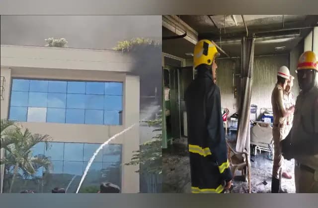 ಬೆಂಗಳೂರಿನ ಎಮ್​.ಎಸ್​ ರಾಮಯ್ಯ ಆಸ್ಪತ್ರೆಯಲ್ಲಿ ಅಗ್ನಿ ಅವಘಡ!