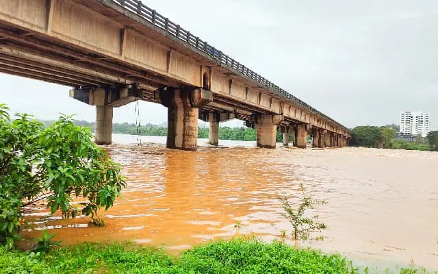 ನೆತ್ರಾವತಿ ನದಿ ಇಳಿಮುಖ: 7.4 ಅಲ್ಲಿ ಹರಿಯುತ್ತಿರುವ ನೀರಿನ ಮಟ್ಟ