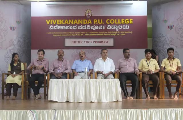 ವಿವೇಕಾನಂದ ಕಾಲೇಜಿನಲ್ಲಿ ಸರ್ಟಿಫಿಕೇಷನ್ ಕಾರ್ಯಕ್ರಮ 2024-25