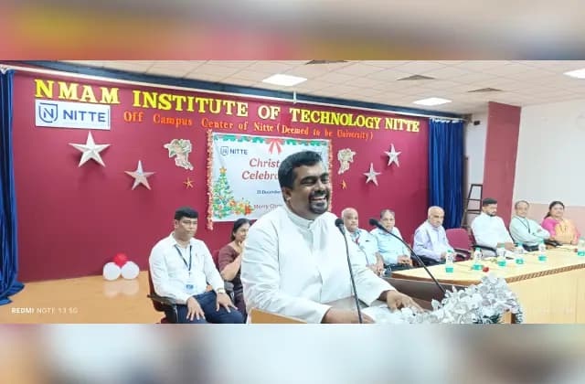 ಕಾರ್ಕಳದ ನಿಟ್ಟೆ ಕ್ಯಾಂಪಸ್ ನಲ್ಲಿ ಕ್ರಿಸ್ಮಸ್ ಆಚರಣೆ