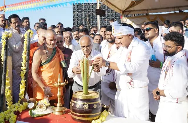 ಸಂಸದರಾದ ಕ್ಯಾಪ್ಟನ್ ಬ್ರಿಜೇಶ್ ಚೌಟ ಅವರ ಸಾರಥ್ಯದ 8ನೇ ವರ್ಷದ ರಾಮ ಲಕ್ಷ್ಮಣ ಮಂಗಳೂರು ಕಂಬಳಕ್ಕೆ ಚಾಲನೆ
