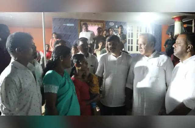 ಹುತಾತ್ಮ ಯೋಧ ಅನೂಪ್ ಪೂಜಾರಿ ಮನೆಗೆ ಸ್ಪೀಕರ್ ಖಾದರ್, ಮಾಜಿ ಸಚಿವ ಸೊರಕೆ ಭೇಟಿ