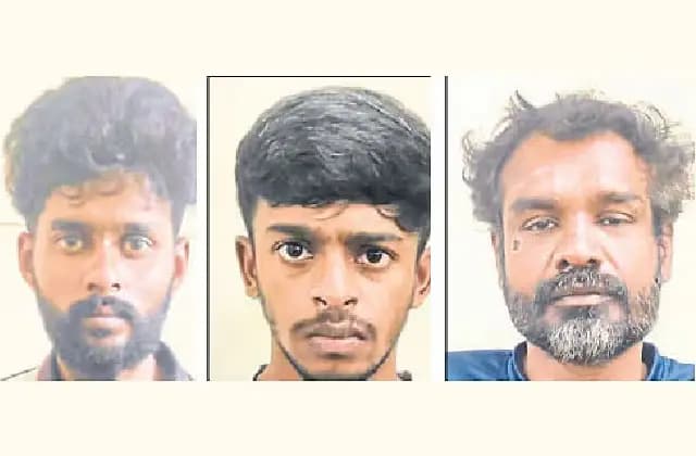 ಮನೆಗಳ್ಳತನ; ಮೂವರು ಆರೋಪಿಗಳ ಬಂಧನ!