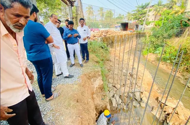 ಕೊಡಿಯಾಲ್‌ಗುತ್ತು ವೆಟ್‌ವೆಲ್‌ನಿಂದ ಕೊಳಚೆ ನೀರು ತೋಡುಗಳಲ್ಲಿ ಹರಿವುದರ ಬಗ್ಗೆ ತಿಳಿದು ಸ್ಥಳಕ್ಕೆ ಐವನ್ ಡಿʼಸೋಜಾ ಭೇಟಿ, ಅಧಿಕಾರಿಗಳೊಂದಿಗೆ ಚರ್ಚೆ