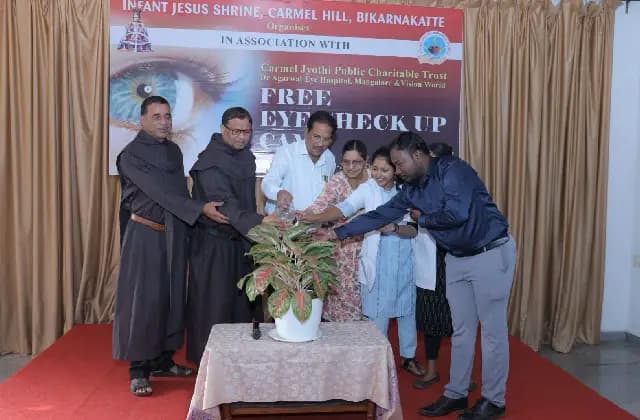ಬಿಕರ್ನಕಟ್ಟೆಯ ಇನ್ಫೆಂಟ್ ಜೀಸಸ್ ದೇಗುಲದಲ್ಲಿ ಉಚಿತ ನೇತ್ರ ತಪಾಸಣಾ ಶಿಬಿರ